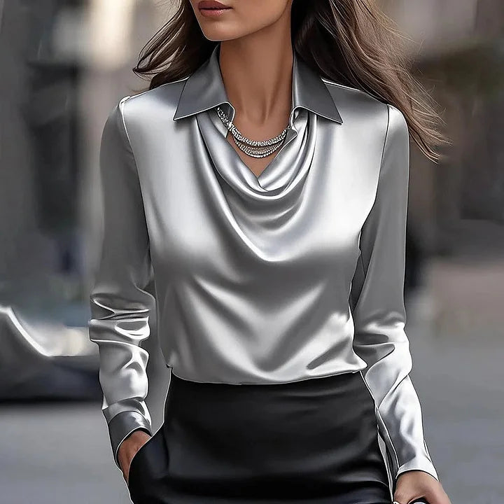 Glyn - Elegant Satin Blouse