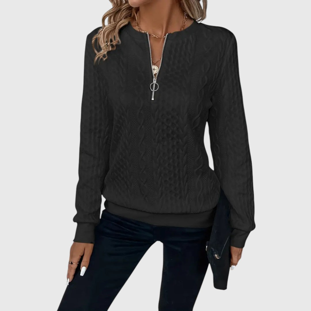 Pauline - Elegant Jumper with Zip