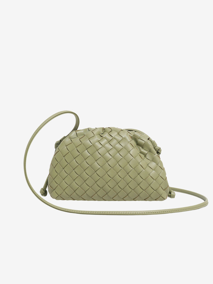Heleina | Sleek Braided Crossbody Bag