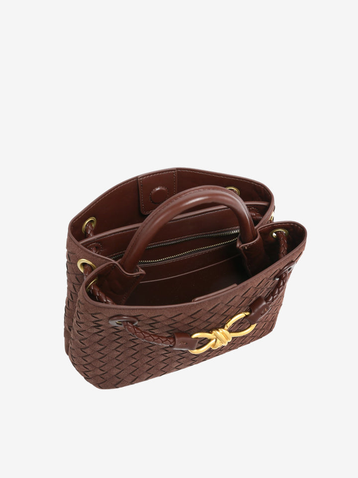 Malia | Textured Compact Woven Crossbody