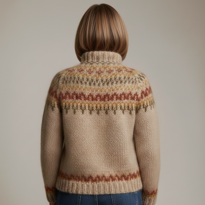 Mona - Vintage Handcrafted Icelandic Jumper