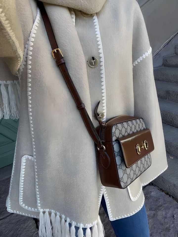 Zyra | Fringed Scarf Jacket