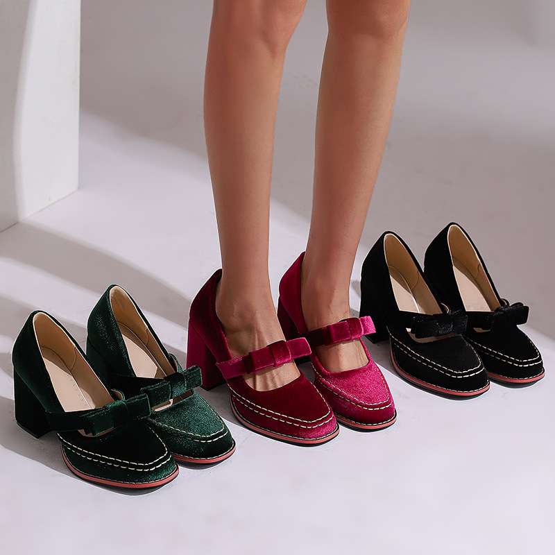 AURELINE VELVET LOAFERS