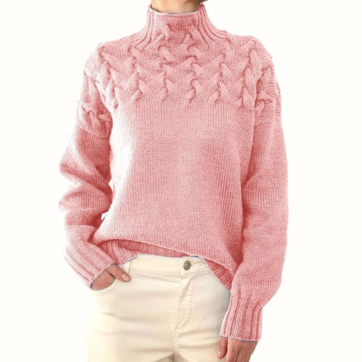 Heather | Cozy Turtleneck Knit Sweater