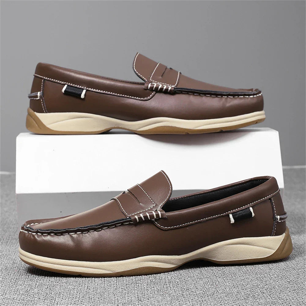ASHFORD LEATHER LOAFERS