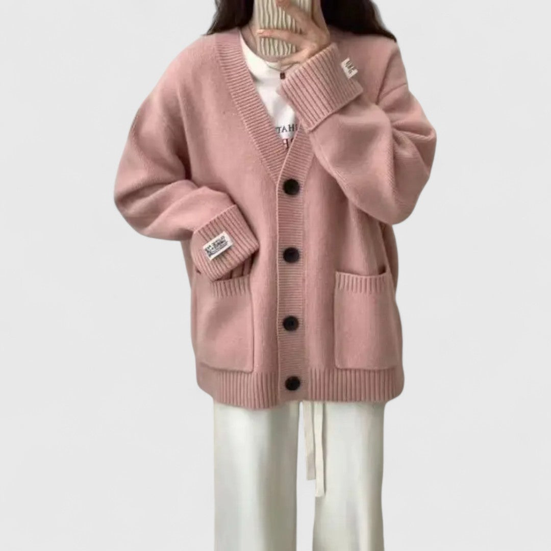 Elena - Oversized Knitted Cardigan