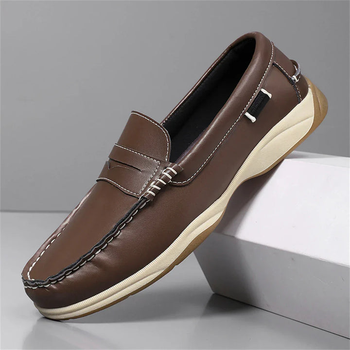 ASHFORD LEATHER LOAFERS