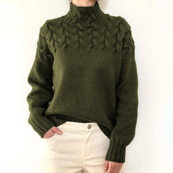 Heather | Cozy Turtleneck Knit Sweater